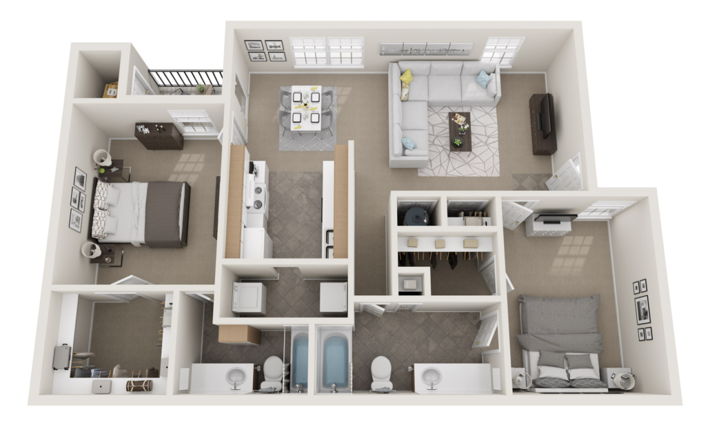 Bridgeport Landing Apartment Layout